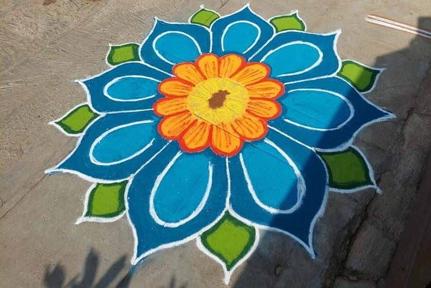 Karwa Chauth Rangoli Designs