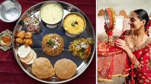 karwa chauth 2025 | karwa chauth puja samagri list in hindi | Karwa chauth special food thali