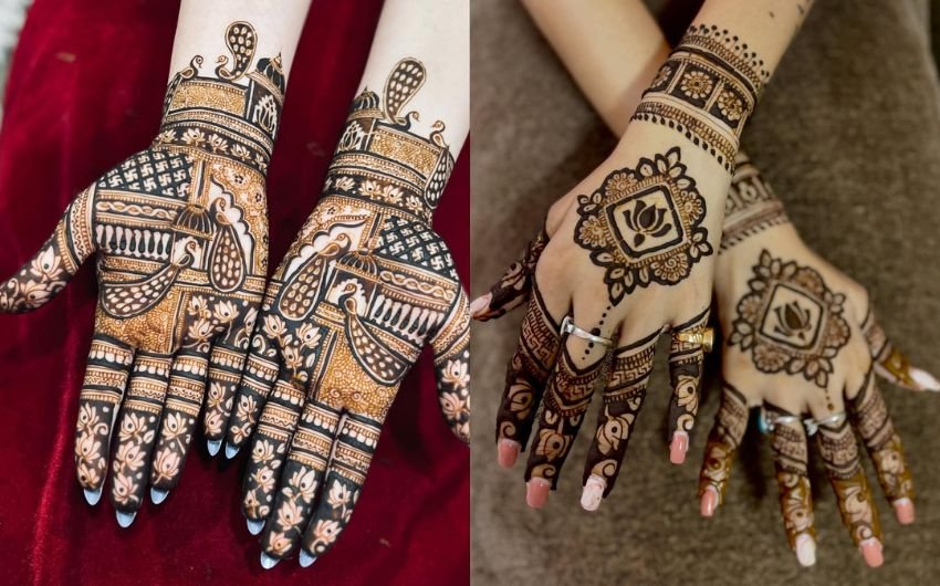 mehndi designs for karwa chauth