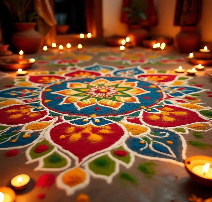 Make Stunning Rangoli for Diwali 2025 Using AI