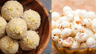 Makhana Ladoo, makhana gud jaggery laddu recipe