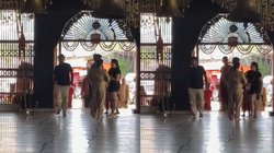 आखिर गलत कौन है? मंदिर में शॉर्ट्स पहन कर पहुंच गई युवती, एंट्री नहीं मिली तो करने लगी लड़ाई, Viral Video पर यूजर्स ने ऐसे किया रिएक्ट