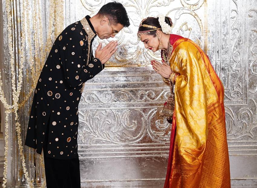 Karan Johar and Rekha