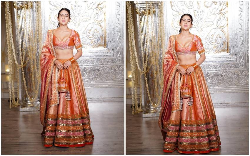 Sara ali khan in Manish Malhotra’s Diwali bash