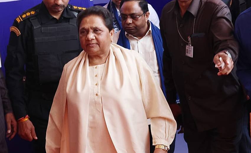 Crowd in Mayawati Rally