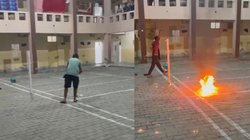 मेरठ की चौधरी चरण सिंह यूनिवर्सिटी में छात्रों का हंगामा, पेट्रोल बम फोड़कर किया डांस; विश्वविद्यालय ने क्या रिएक्शन दिया?