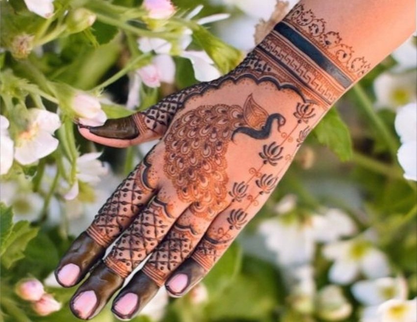 Minimalist mehndi ideas