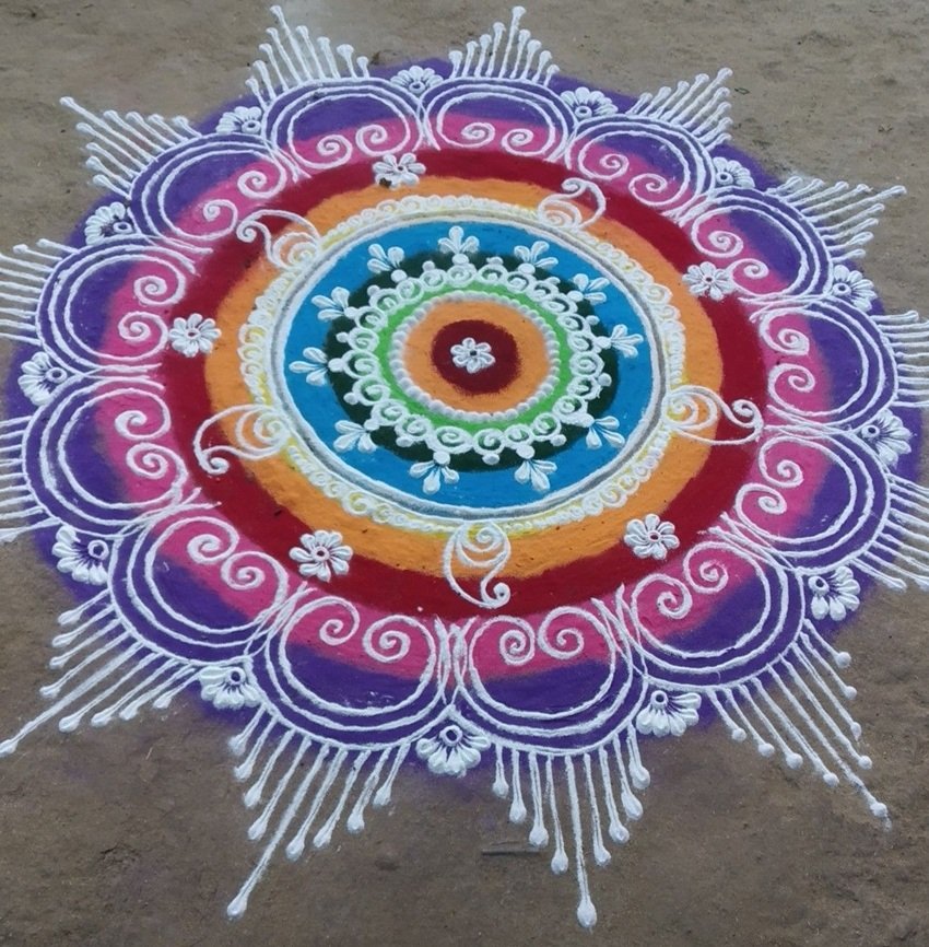 Modern Rangoli Patterns