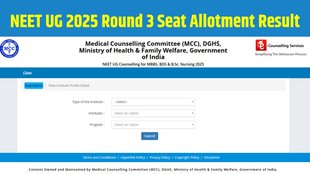 NEET UG 2025 Round 3, NEET UG Seat Allotment Result, MCC Counselling 2025, NEET UG 2025 Choice Filling Last Date, NEET UG 2025 Counselling Schedule, mcc.nic.in seat allotment