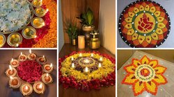 अहोई अष्टमी, दिवाली और भाई दूज पर बनाएं फूल और दीये से सुंदर रंगोली, यहां देखें ट्रेंडी डिजाइन्स