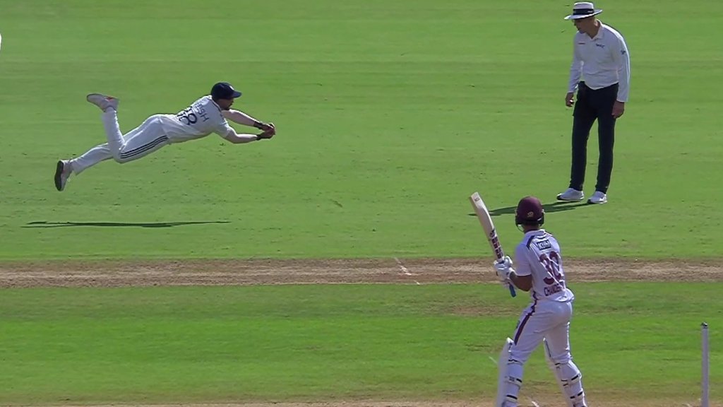 Nitish Kumar Reddy, Nitish Reddy Catch, IND vs WI, Ahmedabad Test