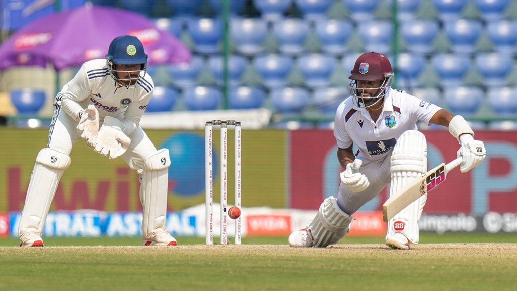 IND vs WI, India vs West Indies Shai Hope Records, India vs West Indies 2nd Test Match Day 4 Highlights
