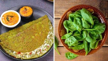 Moong Dal Palak Cheela (Recipe In Hindi)
