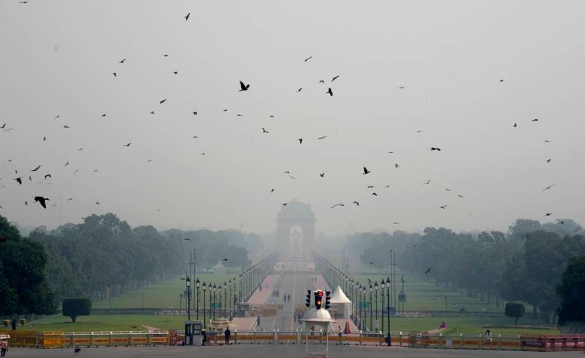 Delhi pollution after Diwali