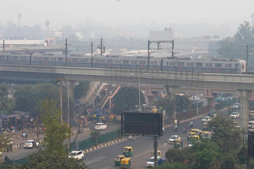 Diwali smog in Delhi