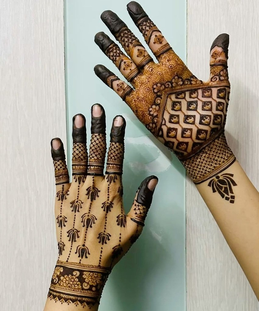 Quick Henna Designs for Bhai Dooj