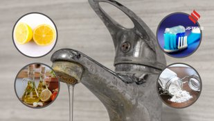 Simple natural methods to maintain bathroom and kitchen taps