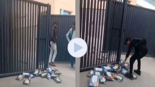 soan papdi, soan papdi Viral video, Sonipat, Gannaur viral video,
