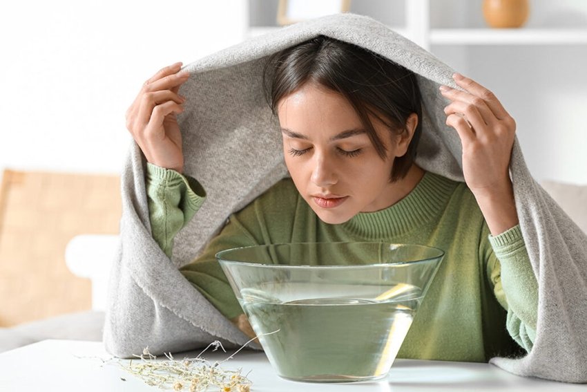 Steam Inhalation to Loosen Earwax
