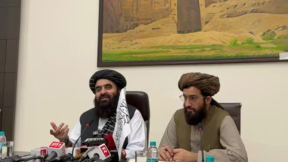 Taliban minister Amir Khan Muttaqi, Amir Khan Muttaqi, delhi press conference, Foreign Minister Amir Khan Muttaqi