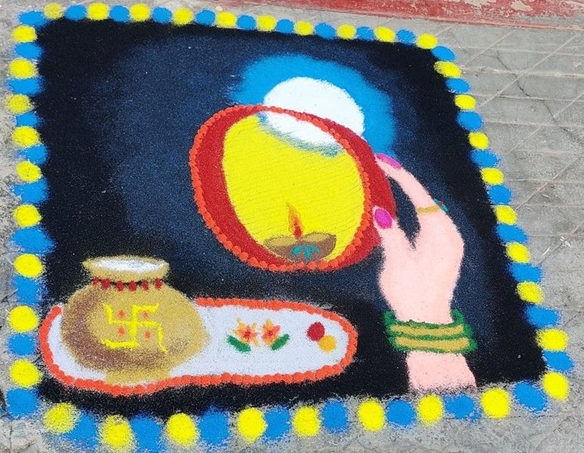 Top Rangoli Designs for Karwa Chauth 2025 to Brighten Your Courtyard