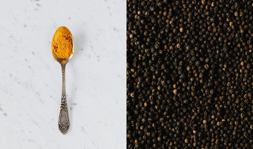 Turmeric and black pepper