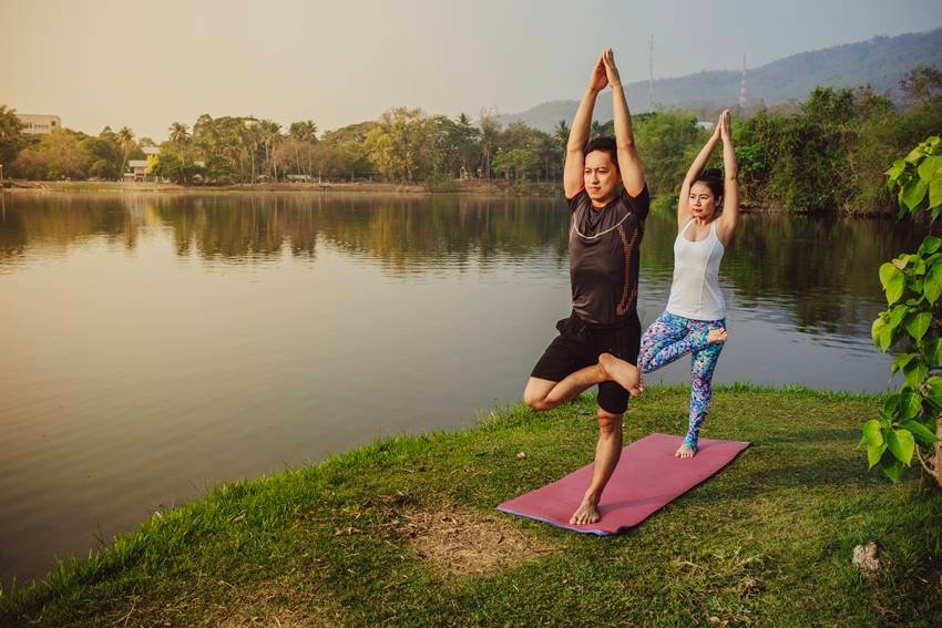 stress relief through yoga