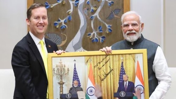US Ambassador-designate Sergio Gor, Prime Minister Narendra Modi, India-US relations