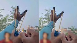 बड़े खतरनाक लोग हैं यार… गुलेल में लक्ष्मी बम फंसाया और दिया उछाल, हवा में जाकर फटा पटाखा, Viral Video पर यूजर्स ने ऐसे किया रिएक्ट