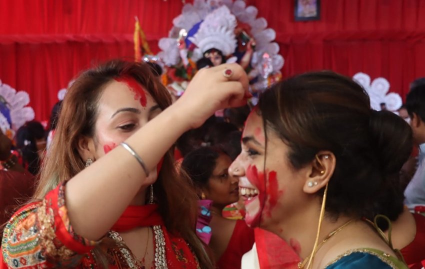sindoor khela like bengal