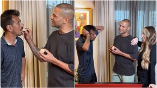 Shikhar Dhawan, Yuzvendra Chahal, Sophie Shine, Dhanashree Verma, Yuzvendra Chahal Marriage, Shikhar Dhawan Girlfriend