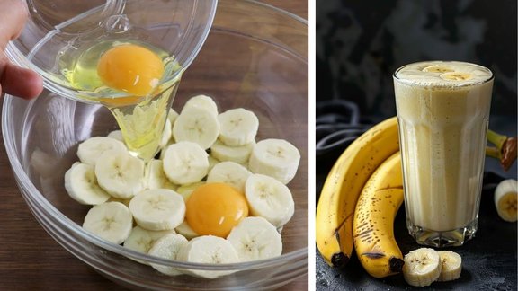 Milk with banana side effects | Raw egg | banana and milk benefits