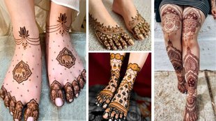 karwa chauth 2025 leg mehndi designs | latest foot mehndi designs | Per ki mehndi