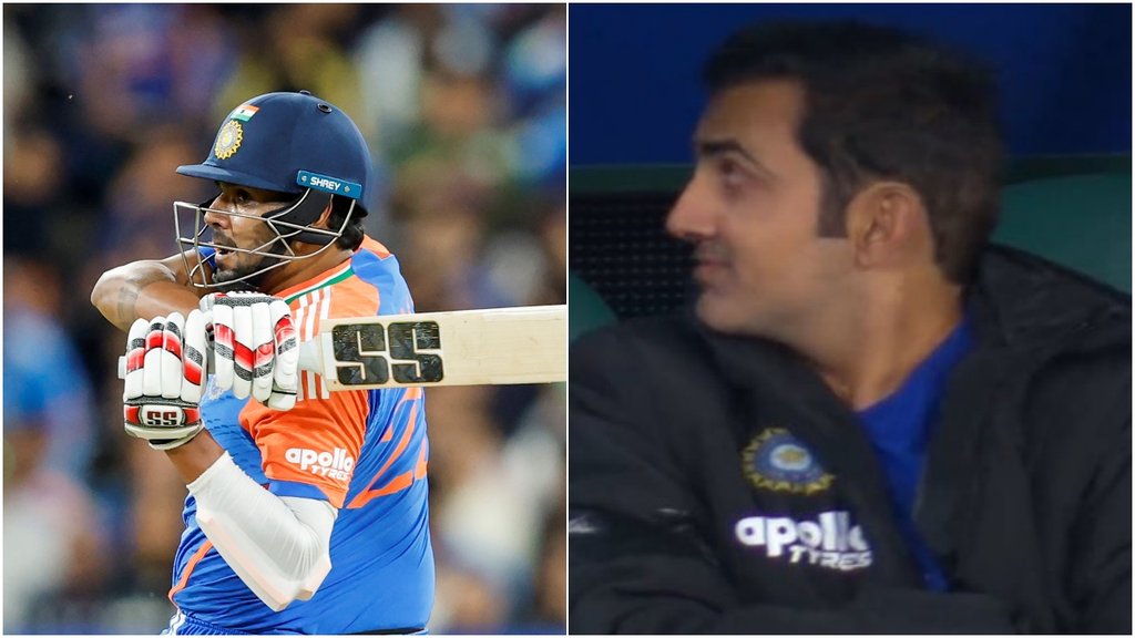 IND vs AUS Harshit Rana 104 metres Six watch full Video Gautam Gambhir Happy Melbourne T20 IND vs AUS Harshit Rana 104 metres Six watch full Video Gautam Gambhir Happy Melbourne T20