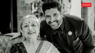 Farhan Akhtar Mother Honey Irani