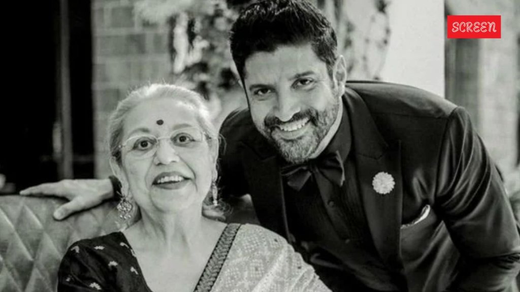 Farhan Akhtar Mother Honey Irani