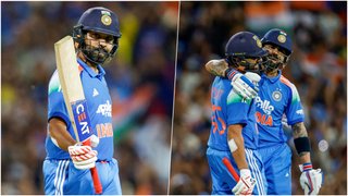 IND vs AUS, IND vs AUS 3rd ODI, IND vs AUS 3rd ODI Highlights, IND vs AUS Sydney ODI Highlights, Rohit Sharma Century, Virat Kohli 74 Runs, Rohit Sharma Virat Kohli Batting