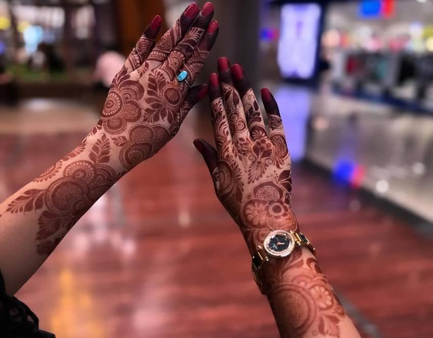 Karwa Chauth mehndi New design