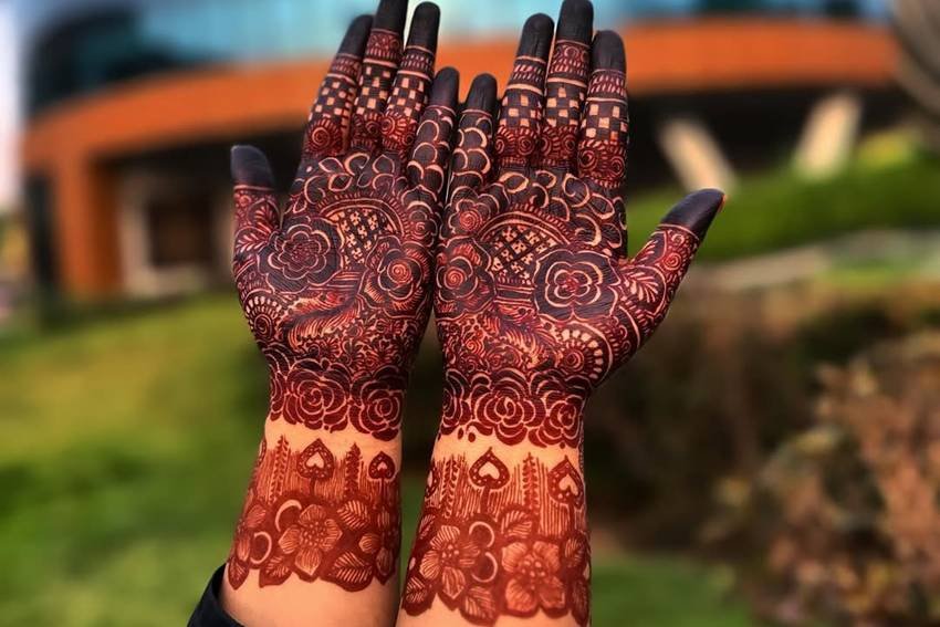 karwa chauth mehndi design