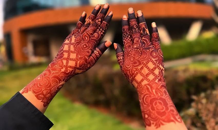 latest mehndi patterns