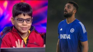 Amitabh Bachchan Show KBC Viral Kid supported by indian cricketer Varun Chakaravarthy targets social media