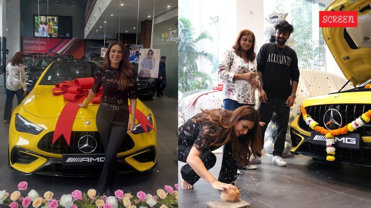 Nia Sharma New Car Nia Sharma New Car