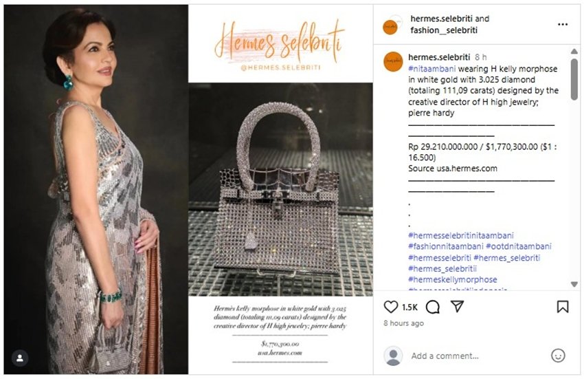 nita ambani purse
