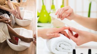 How to do pedicure at home | easy salon style pedicure manicure steps | pedicure manicure in Hindi