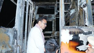 rajasthan | jaisalmer bus accident | bhajanlal sharma |