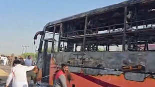rajasthan | jaisalmer | bus accident | people died |