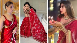Karva Chauth 2025 | red saree | karva chauth offer