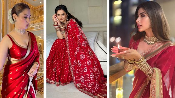 Karva Chauth 2025 | red saree | karva chauth offer