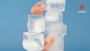 rice water ice cubes for tan removal
