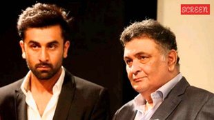 rishi kapoor and ranbir kapoor